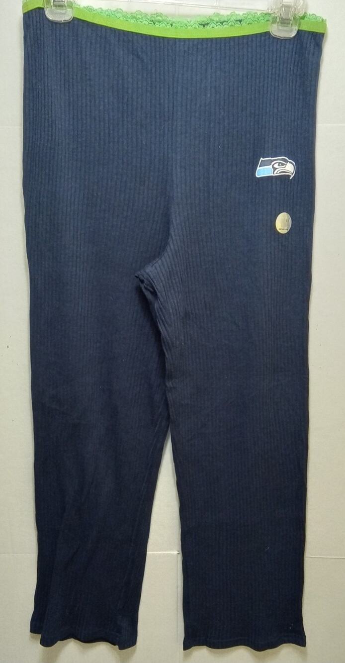 Seattle Seahawks NFL Team Apparel Soft Ribbed PAnts Women's Medium